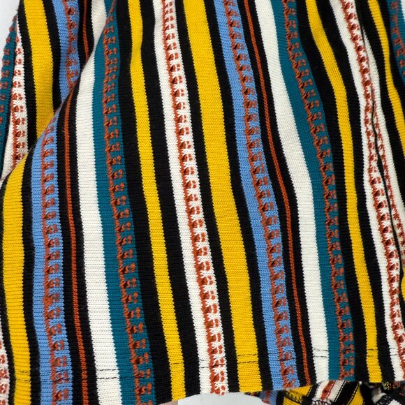 NWT Zara Striped Jacquard Cropped Tank Top Shorts Set Size Small S NEW - Picture 5 of 16